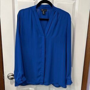 Jones New York Royal Blue Women's Blouse